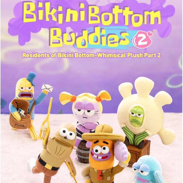 スポンジボブ　Bikini Bottom Buddies ボックス　2ボックス POP MART SpongeBob Bikini Bottom Buddies V2 100% Authentic