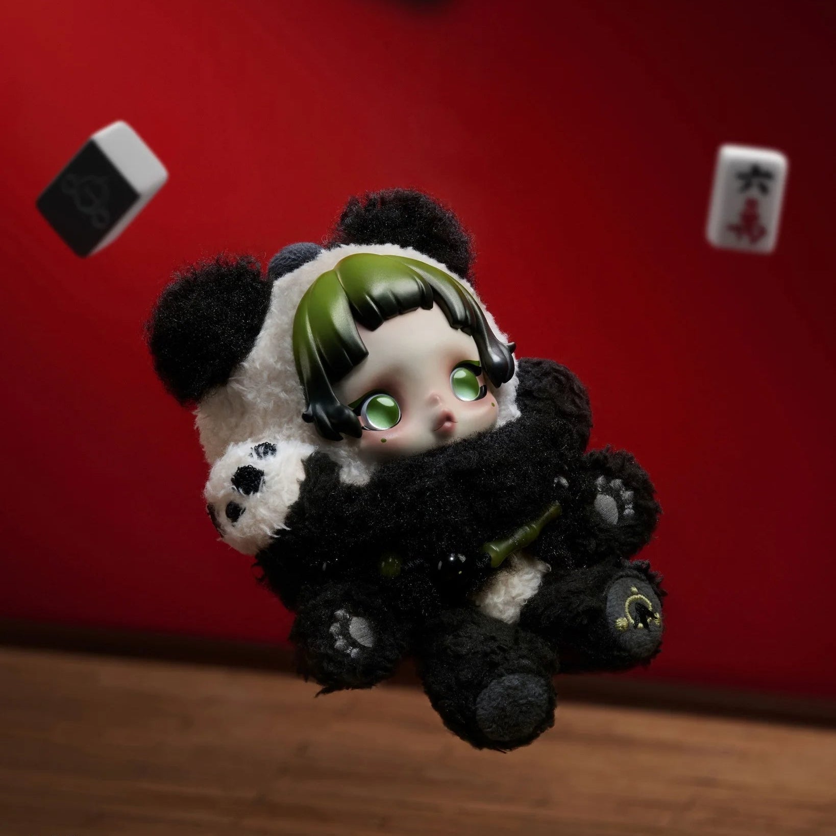 SKULLPANDA Lazy Panda Plush Doll Pendant 100% Authentic by Popmart - Inaboxstore