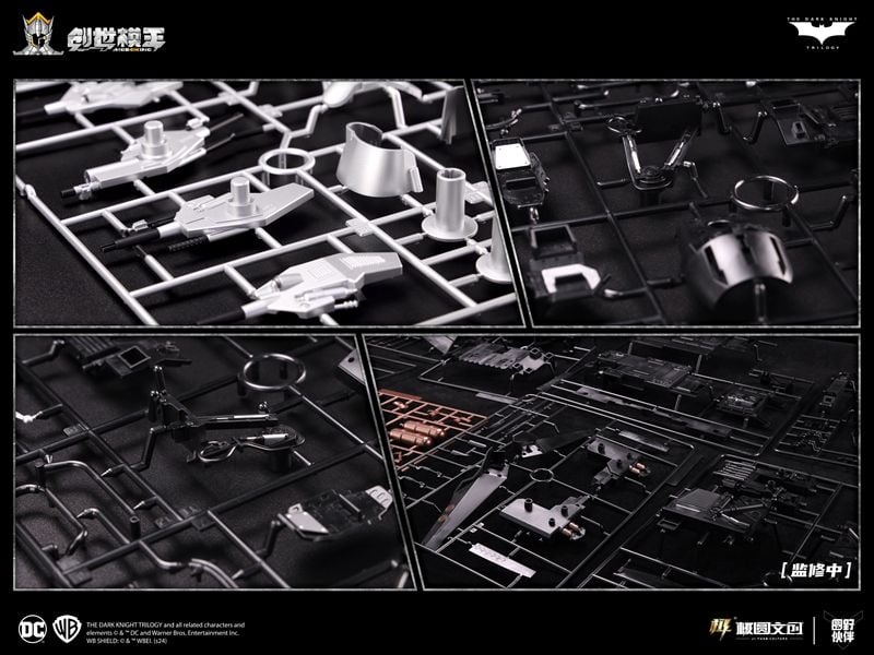 The Dark Knight Tumbler and Bat - Pod Deluxe 1/12 Scale Model Kit - Inaboxstore