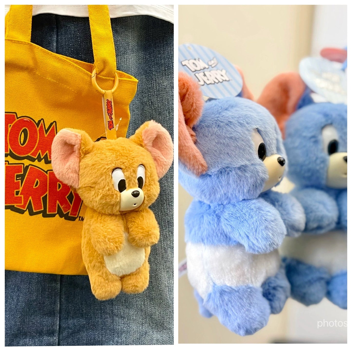 Tom and Jerry Plush Pendant 2 Variants - Inaboxstore