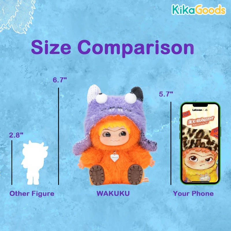 WAKUKU Fuzzy Trendy Fun Party Series Plush Blind Box - Inaboxstore