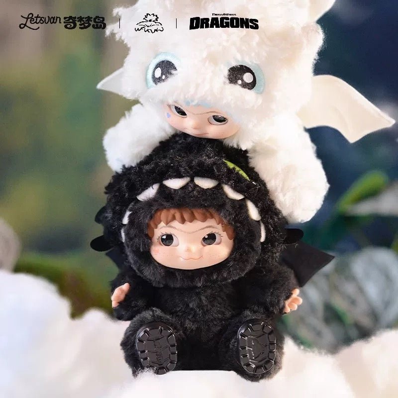 Wakuku How To Train Your Dragon Toothless & Light Fury Plush - Inaboxstore