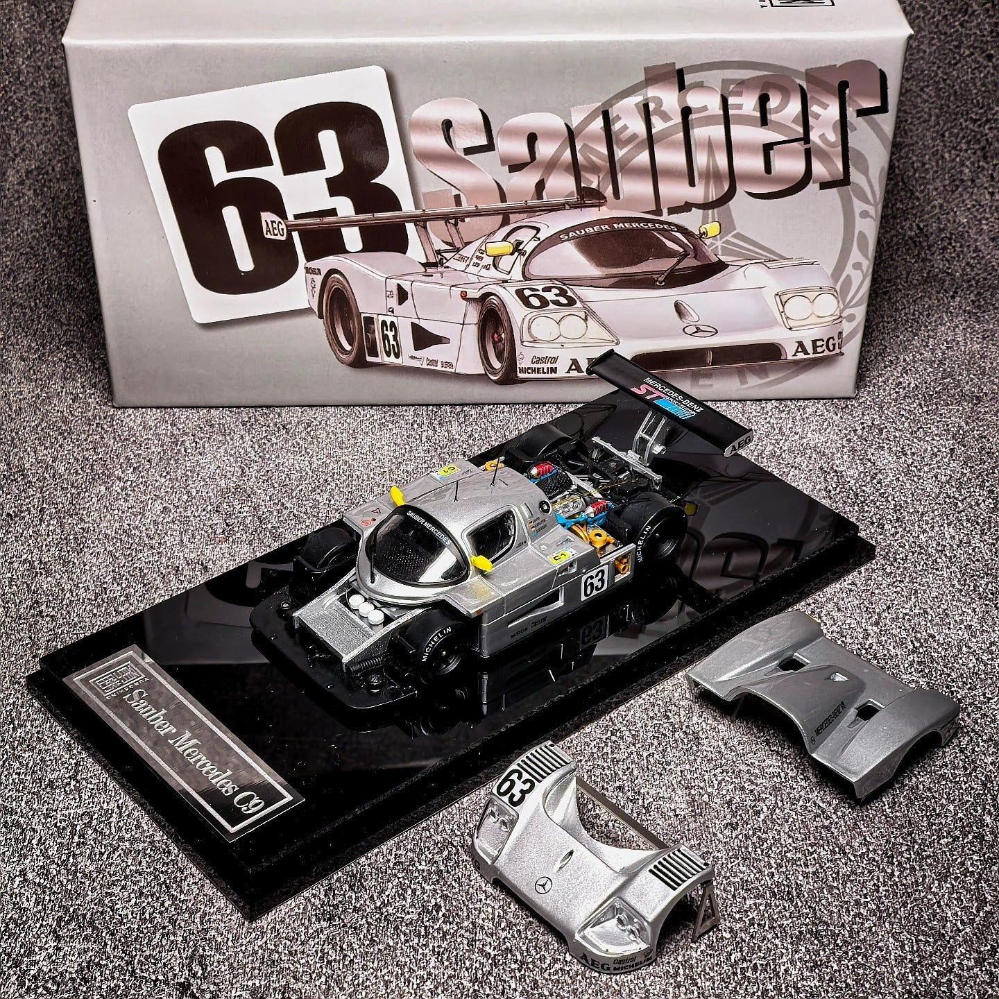 YS 1:64 Sauber Mercedes Benz C9 - 61/62/63 - Inaboxstore