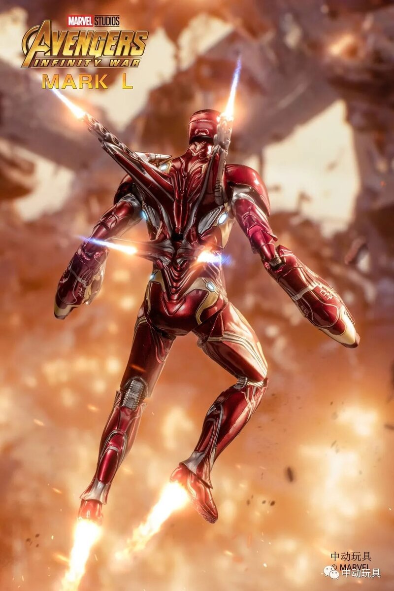 ZD Toys Iron Man Mark L (Deluxe Version) Action Figure ( No Light Up Function ) - Inaboxstore