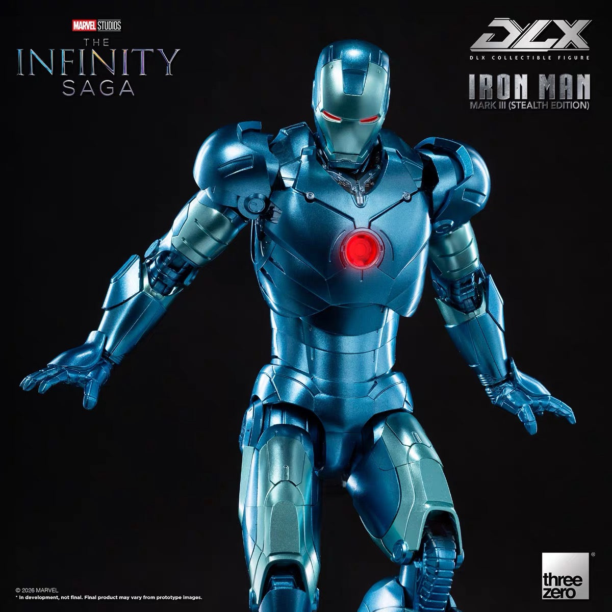 (Pre-Order) Three Zero Marvel Studios: DLX Iron Man Mark 3 (Stealth Edition)