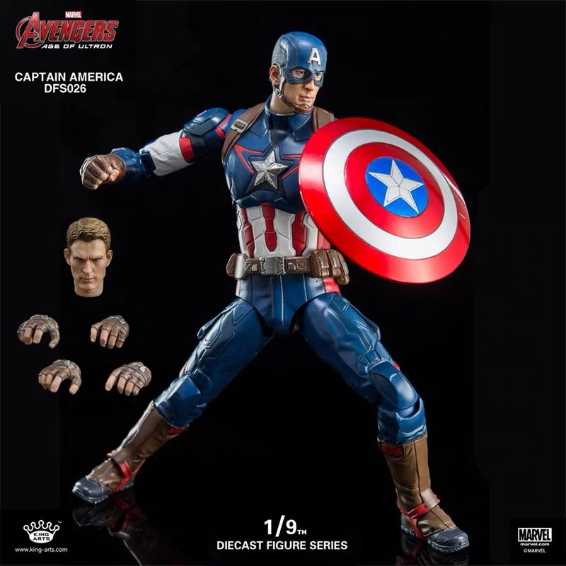 King Arts Avengers: Age of Ultron 1/9 Scale Diecast Figure Captain America DFS026