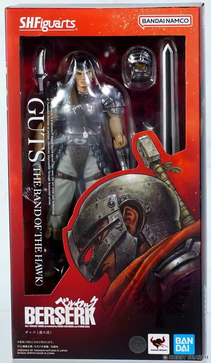SHF S.H.Figuarts Guts – Band of the Hawk (Berserk) 1/12 Action Figure - 100% Authentic