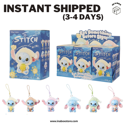 MINISO Disney Stitch Eat Something Before Sleep Series Plush Pendant
