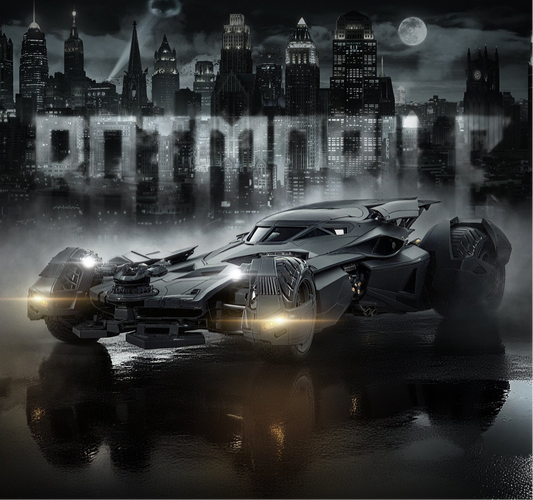 LPZZ / upfinegures, bvs/Jl transformable Batmobile (Pre-order)