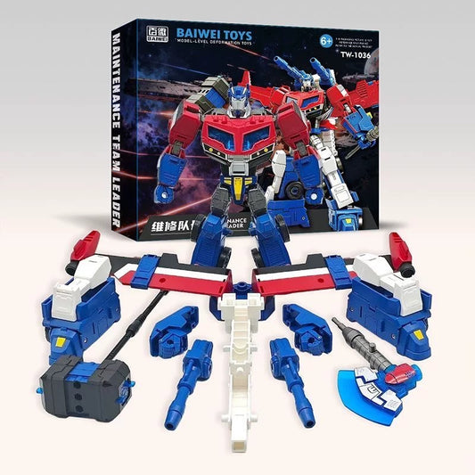 Baiwei Transformers TW-1036 Optimus Prime Maintenance Leader