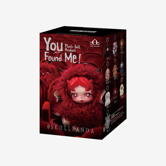 SKULLPANDA You Found Me! Series Plush Doll Pendant - 100% Authentic