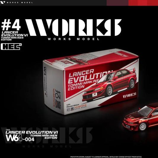 HEC 2026 EXCLUSIVE Works Model Mitsubishi Lancer Evolution Tommi Mäkinen and Subaru Impreza 22B STi.