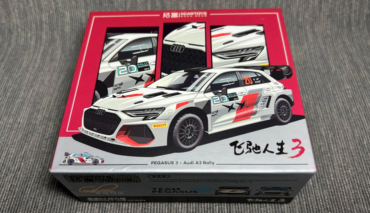 Xcartoys 1/64 Audi A3 Rally-Pegasus 3