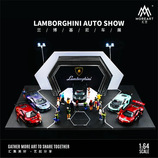 More Art 1:64 Lamborghini Auto Show Diorama model