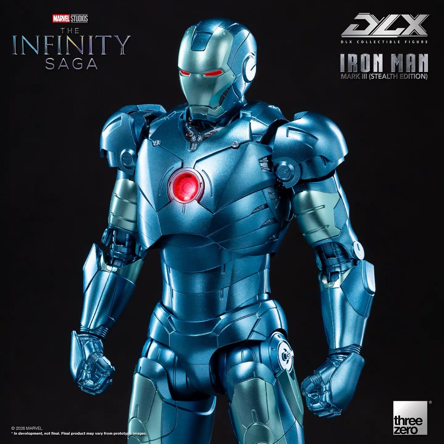 (Pre-Order) Three Zero Marvel Studios: DLX Iron Man Mark 3 (Stealth Edition)