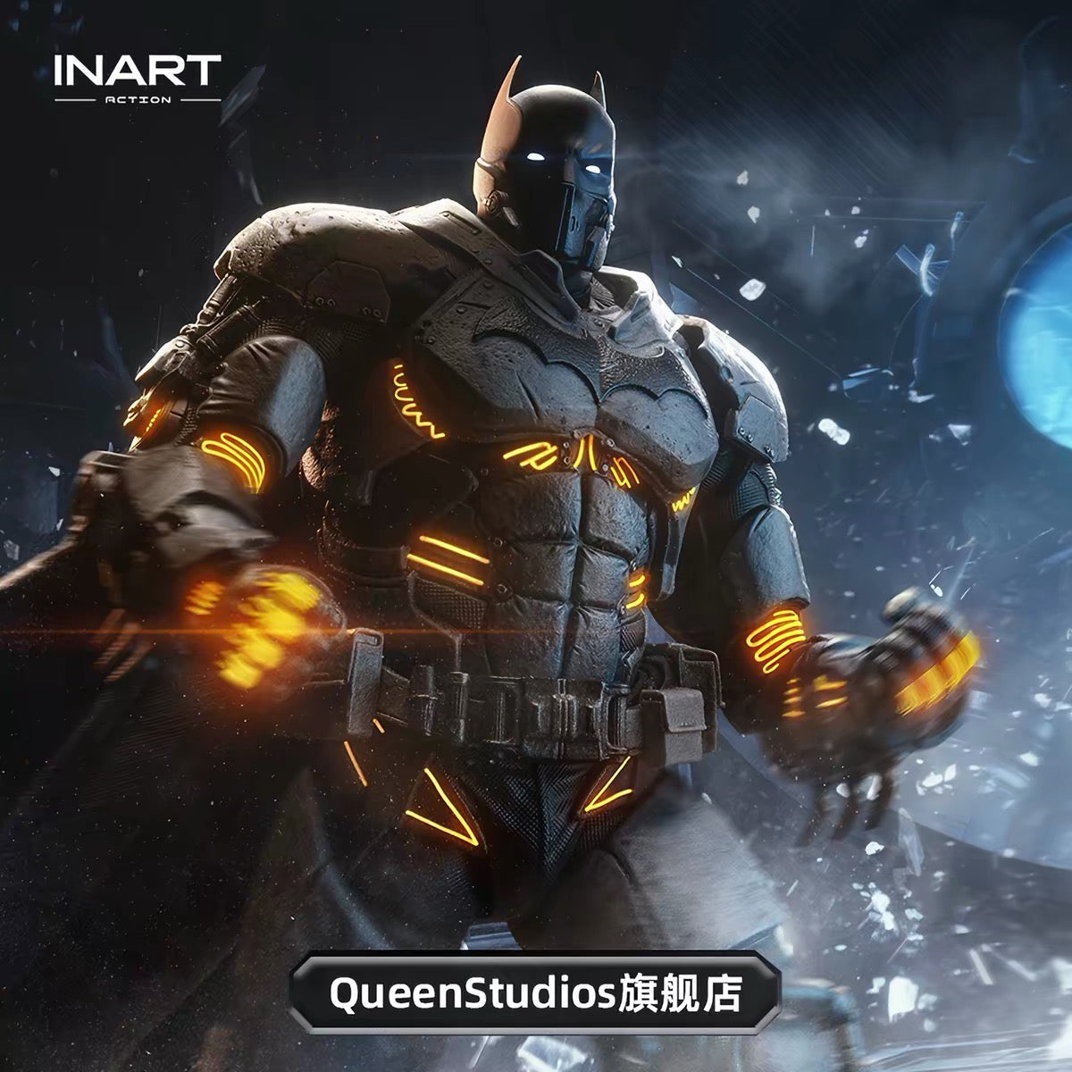 Pre Order! INART Batman The XE Suit 1/12 Scale Action Figure
