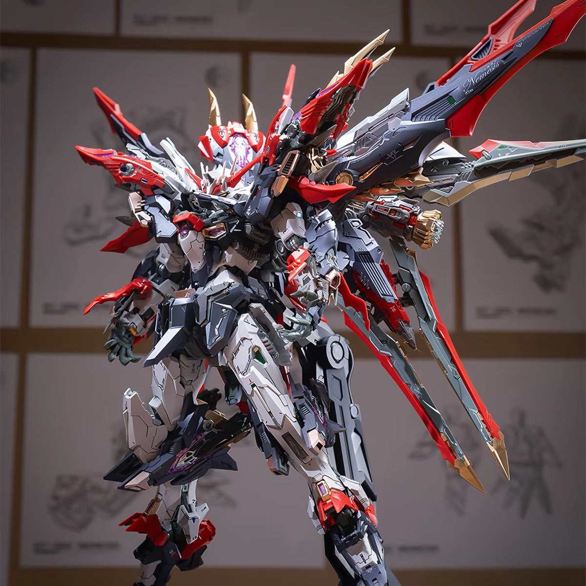 In ERA+ Infinite Dimension 1/100 RT-002 Nemesis Model Kit