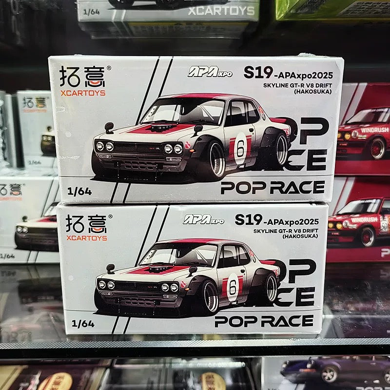Poprace 1/64 Nissan Skyline GT-R V8 DRIFT HAKOSUKA Racing Model