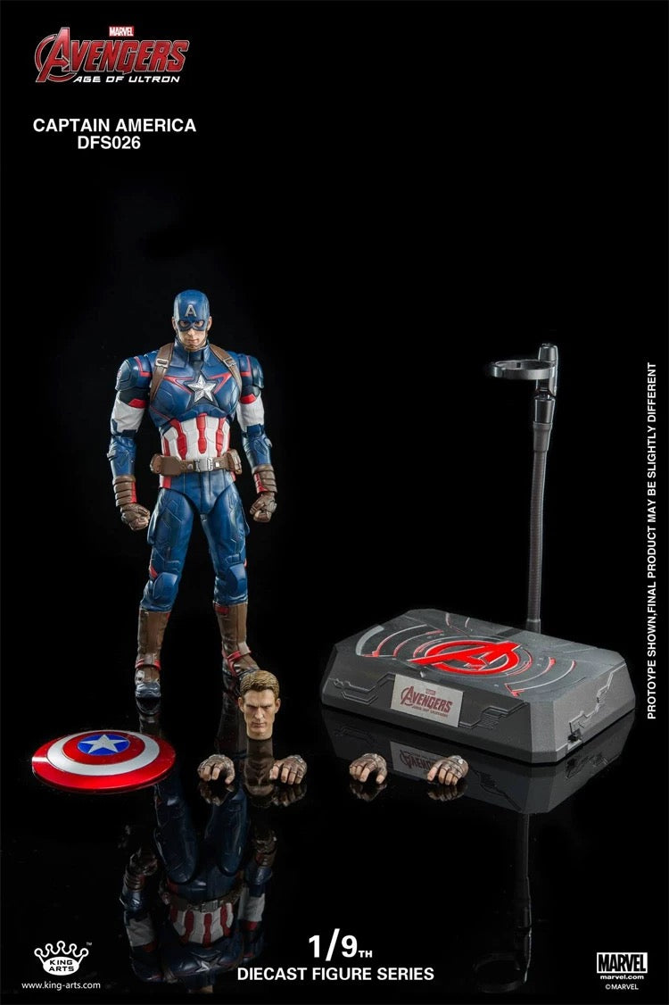 King Arts Avengers: Age of Ultron 1/9 Scale Diecast Figure Captain America DFS026