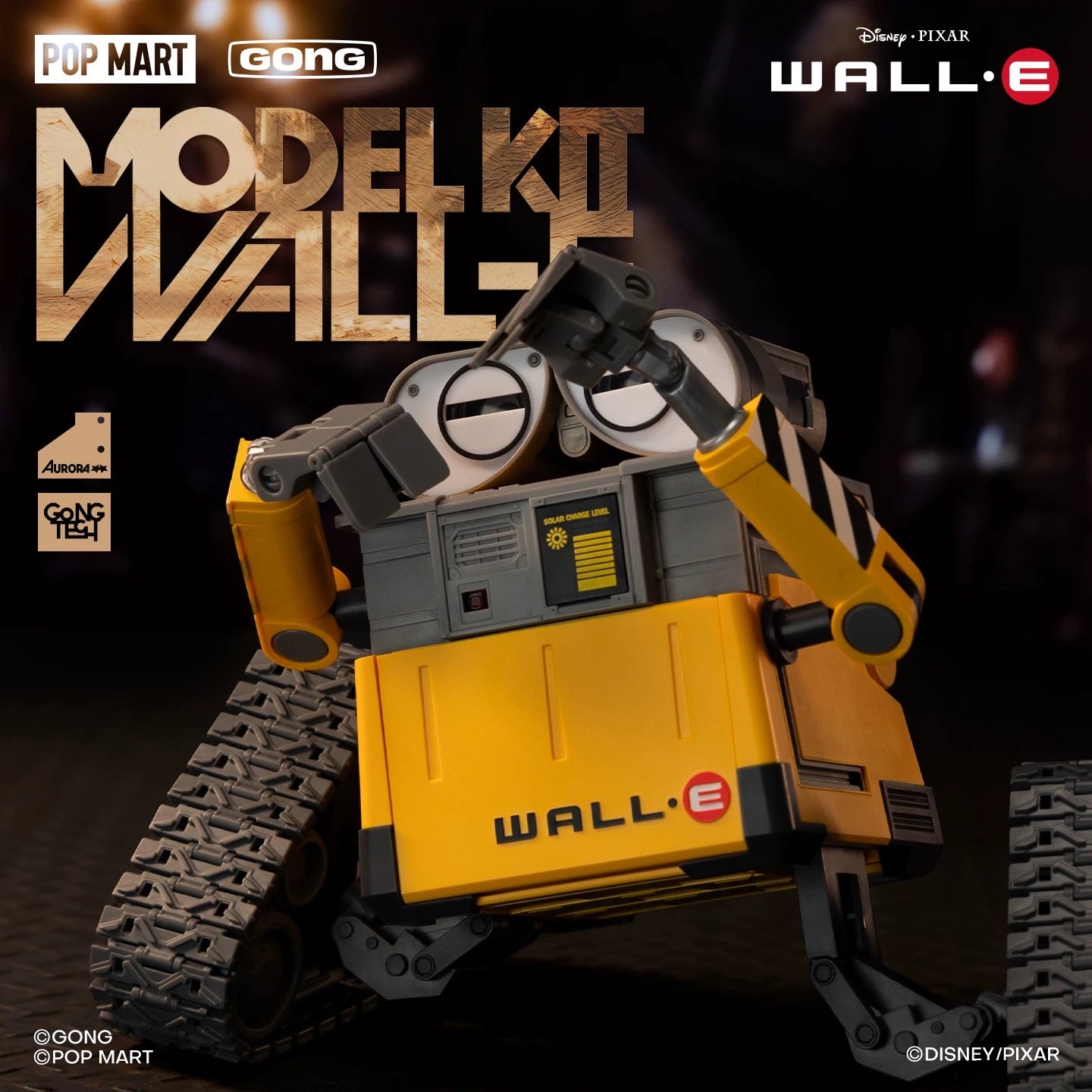 Pop Mart x GONG Disney Pixar WALL-E Model Kit