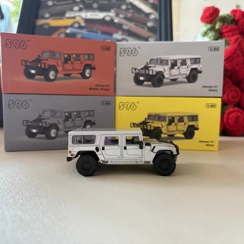 596 Model 1/64 Scale Hummer H1 Diecast Model - Inaboxstore