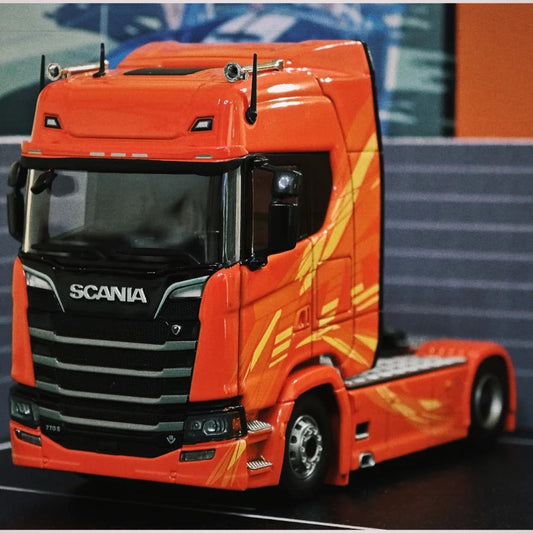 Masdi Scania 1:64 770S Orange Alloy Truck Diecast SCN1101