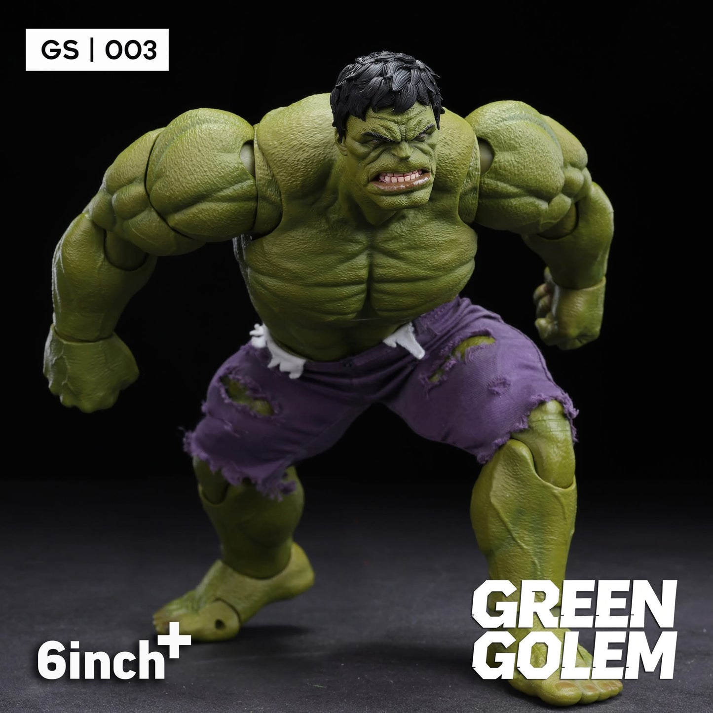 !! Pre-Order !! 6inch Plus Green Golem 1/12 Hulk Action Figure
