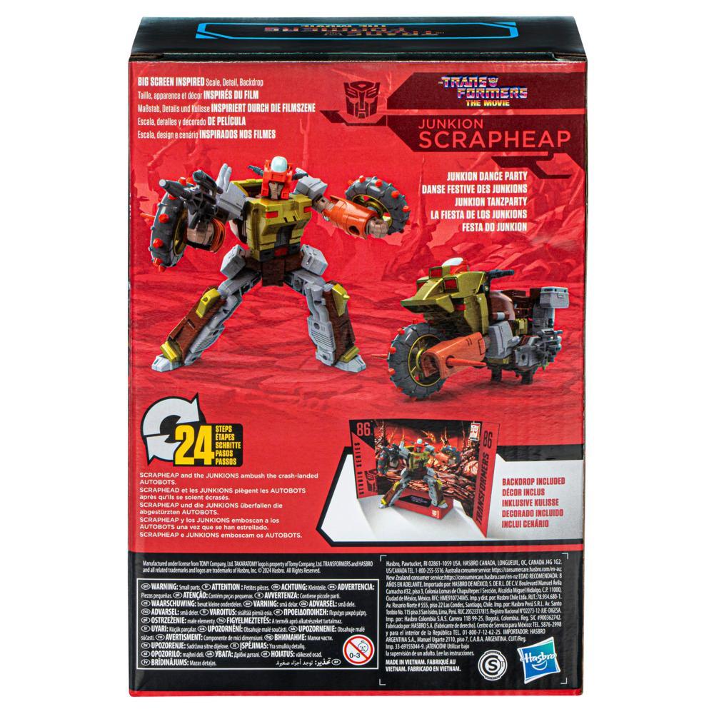 Voyager Class Junkion Scrapheap Action Figure - Transformers Studio Series 86-24