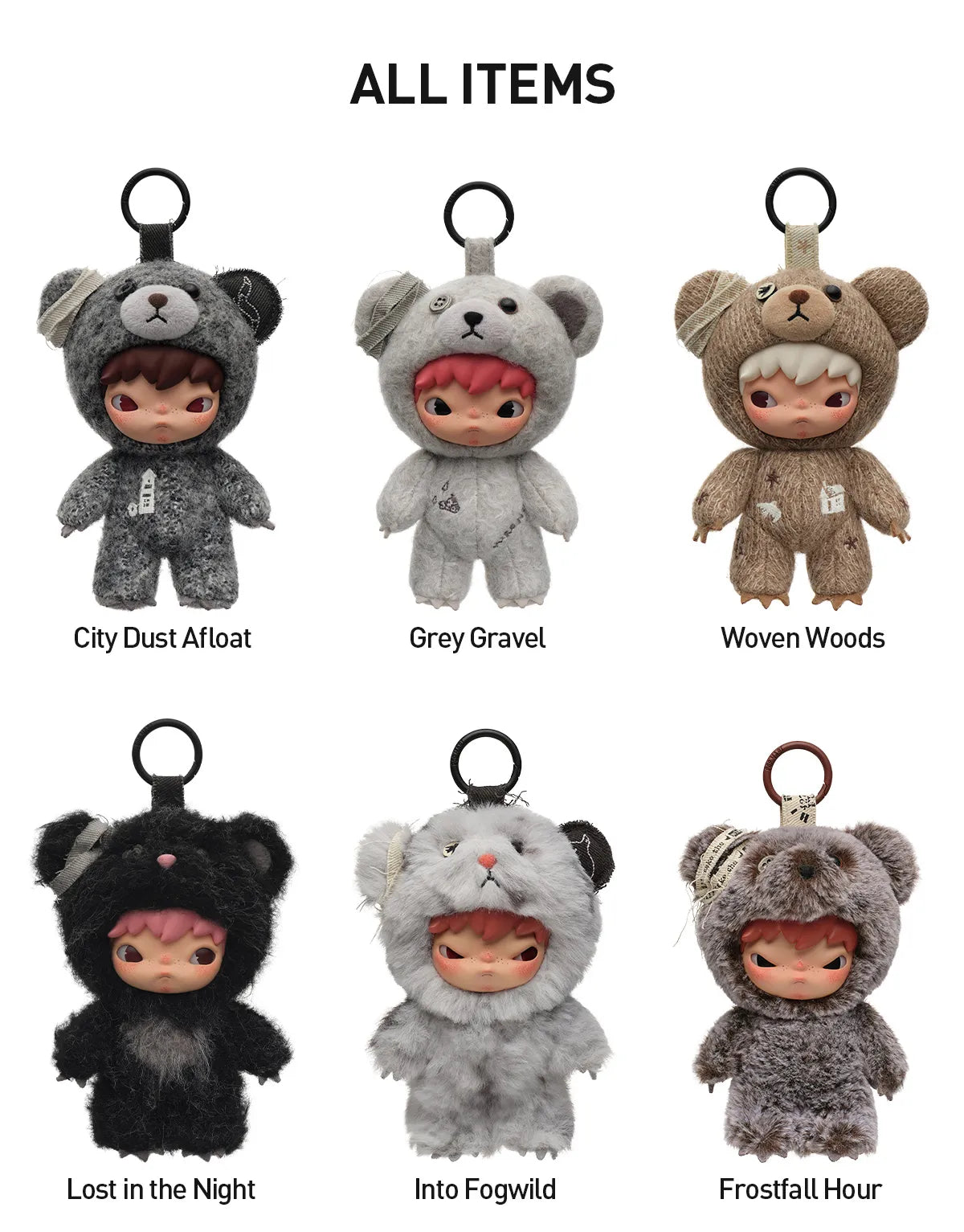 Hirono Road Journal ぬいぐるみキーホルダー アソートBOX Pop Mart Hirono Road Journal Series-Plush Doll Pendant Series
