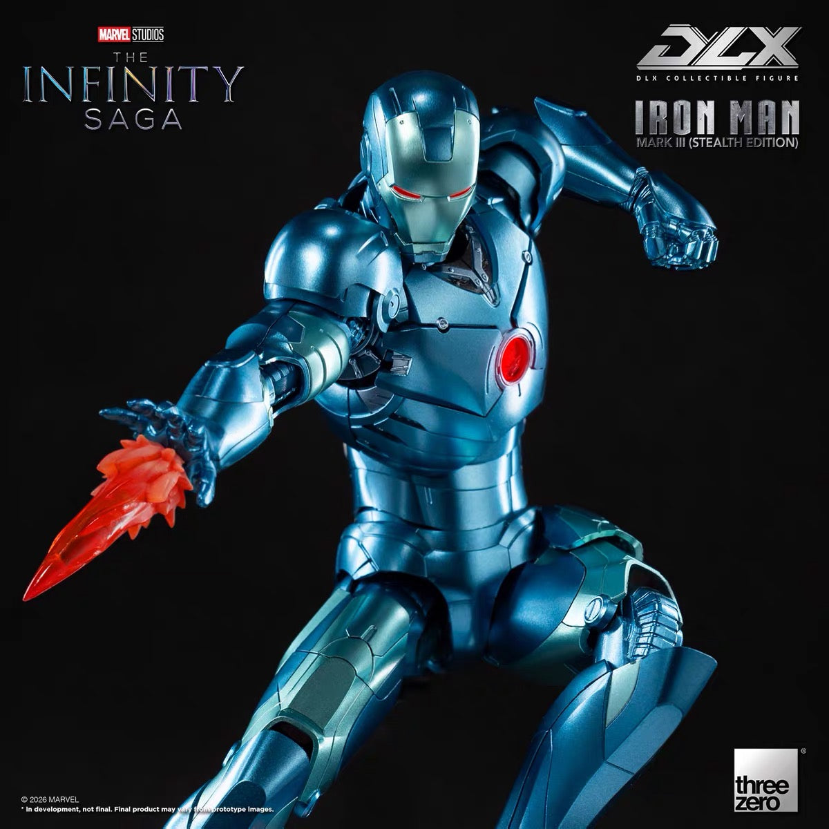 (Pre-Order) Three Zero Marvel Studios: DLX Iron Man Mark 3 (Stealth Edition)