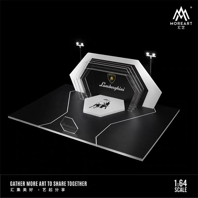 More Art 1:64 Lamborghini Auto Show Diorama model
