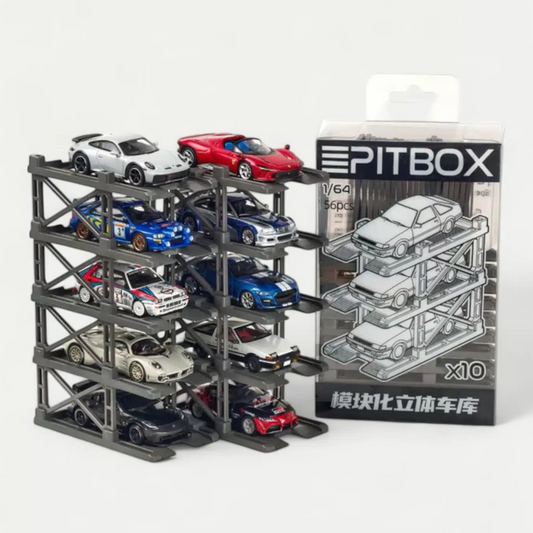 PITBOX Diecast Rack for 10 Cars