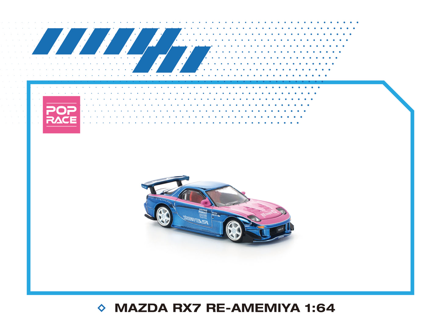 [HEC2025 Exclusive] RE-Amemiya China Debut X POP RACE 1:64. Limited to 3000 only