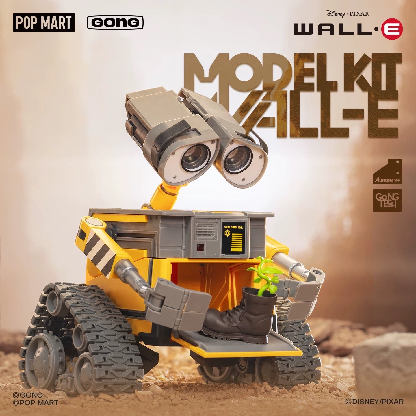 Pop Mart x GONG Disney Pixar WALL-E Model Kit