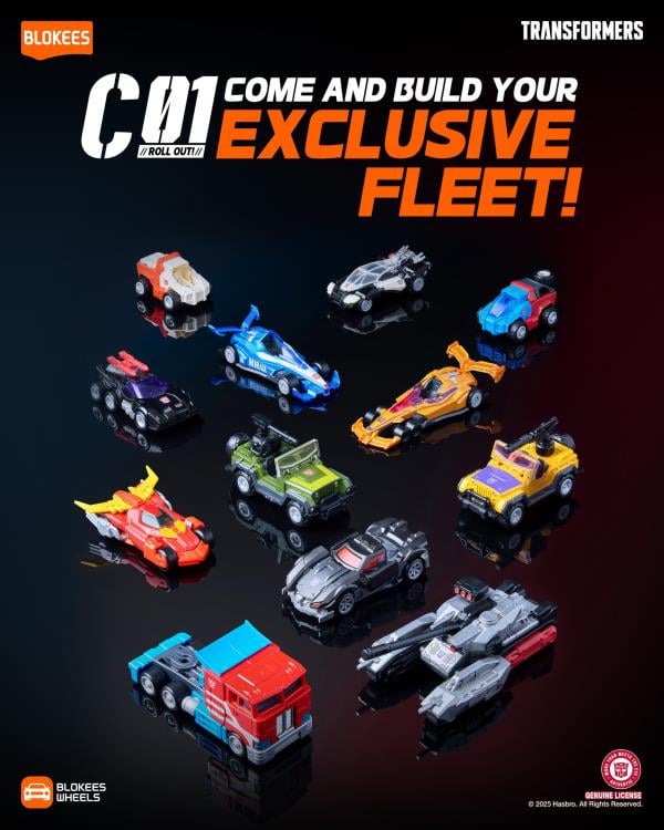 Transformers Blokees Wheels C01 Roll Out Box
