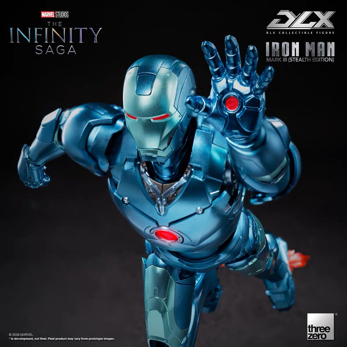(Pre-Order) Three Zero Marvel Studios: DLX Iron Man Mark 3 (Stealth Edition)