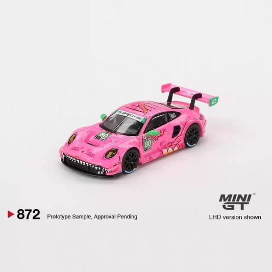 872 MINIGT Porsche 911 GT3 R 80 Roxy Alloy Car Model - Inaboxstore