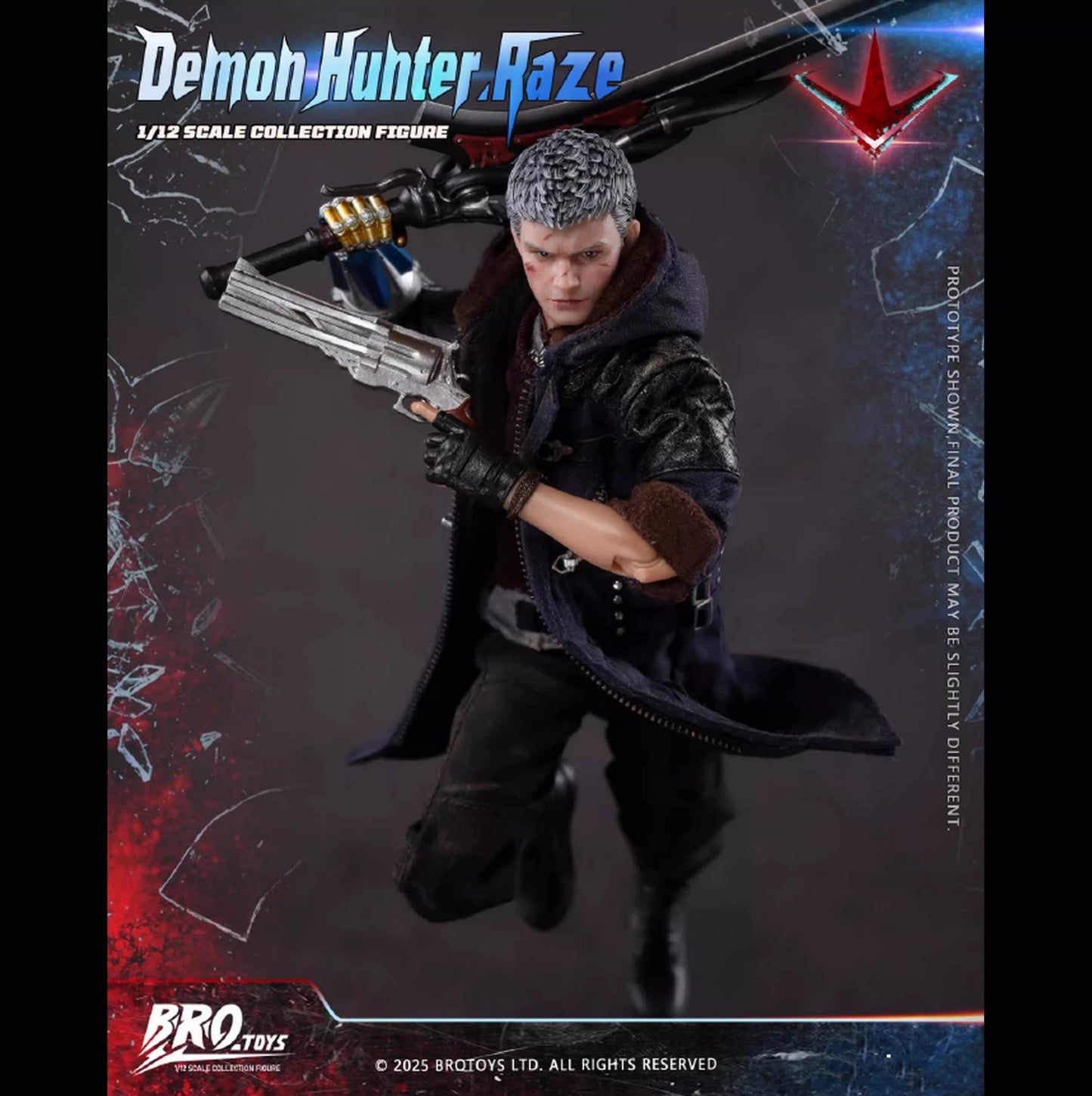 (Pre-Order) BROTOYS 1/12 Demon Hunter - Raze Action Figure