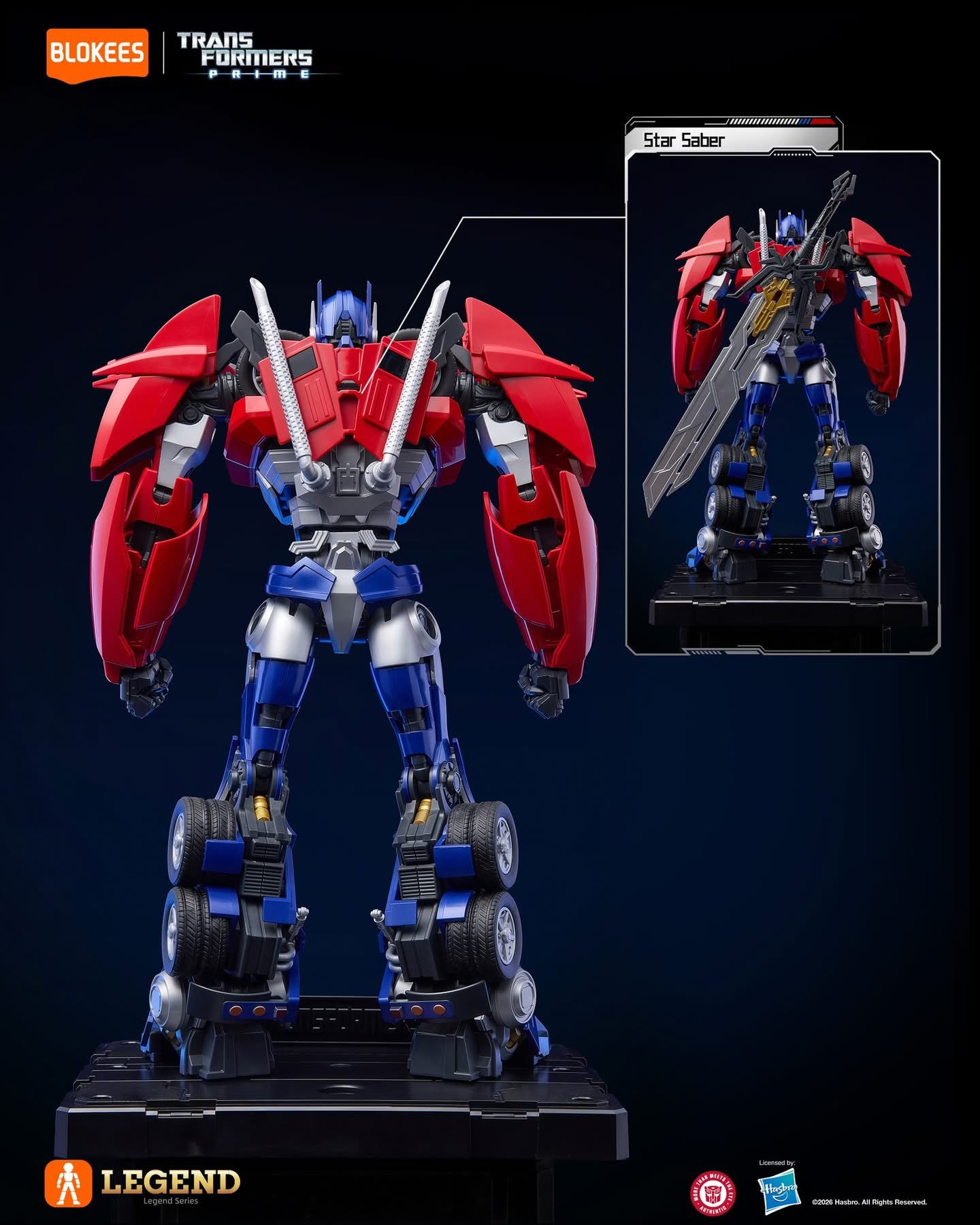 Blokees Transformers Action Edition 06 Optimus Prime Model Kit