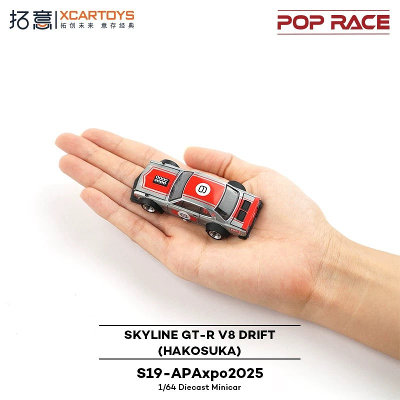 Poprace 1/64 Nissan Skyline GT-R V8 DRIFT HAKOSUKA Racing Model