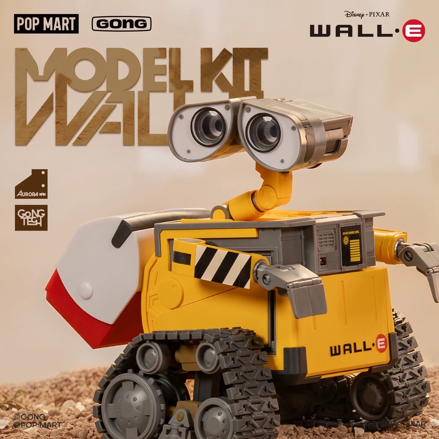 Pop Mart x GONG Disney Pixar WALL-E Model Kit
