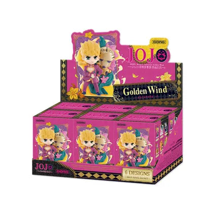 POP MART x GONG JoJo's Bizarre Adventure Golden Wind Series Blind Box Figures 100% Authentic