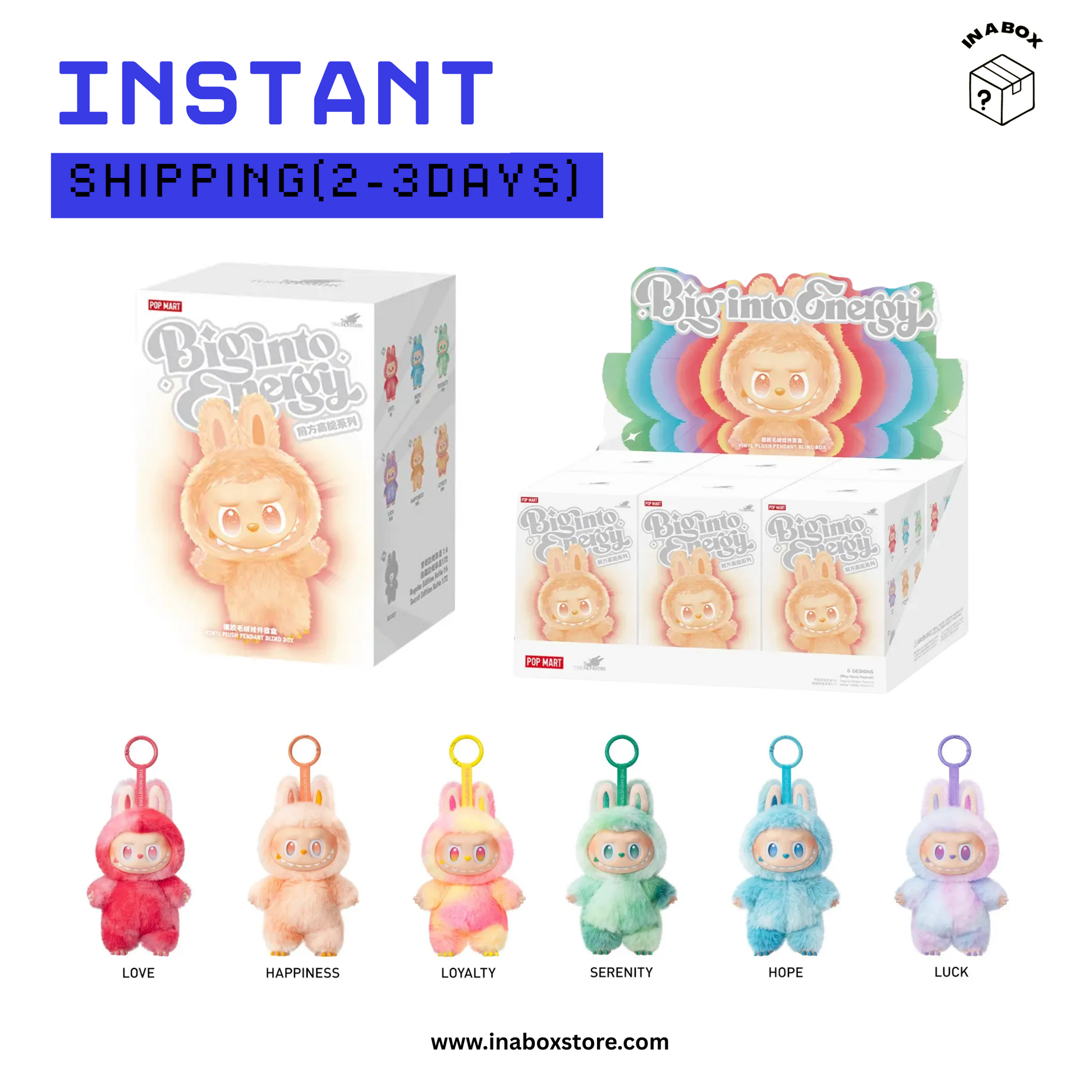 LABUBU THE MONSTERS Big into Energy 2セット THE MONSTERS BIG INTO ENERGY SERIES-VINYL PLUSH PENDANT