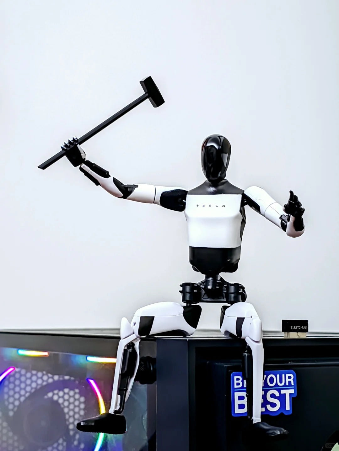 All New The Official Tesla Bot Action Figure