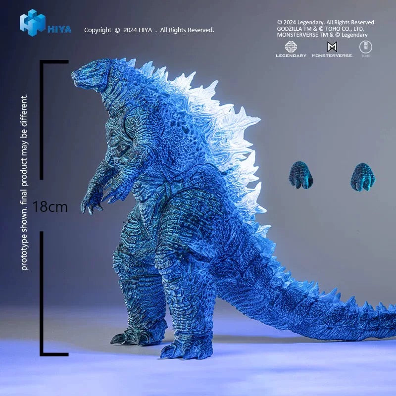 HIYA Exquisite Basic Series Scale 7 Inch Godzilla x Kong The New Empire Energized Godzilla Action Figure