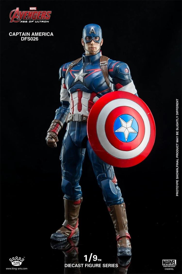 King Arts Avengers: Age of Ultron 1/9 Scale Diecast Figure Captain America DFS026