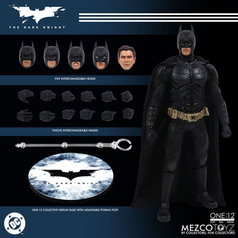Mezco ONE:12 Collective The Dark Knight - BATMAN Action Figure (Pre-order)