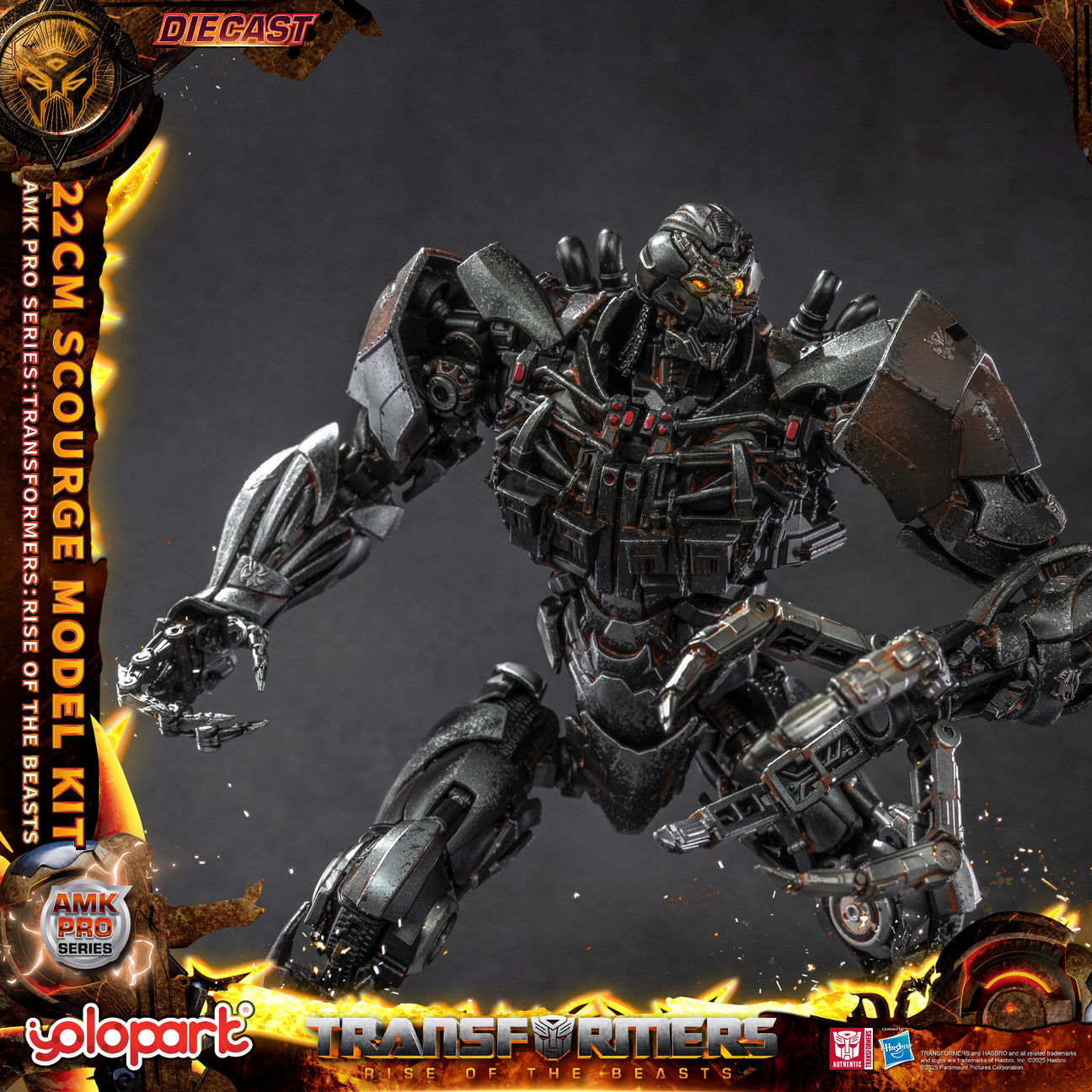 Yolopark - TRANSFORMERS : Rise of the Beasts AMK PRO Series 22cm Scourge Model Kit