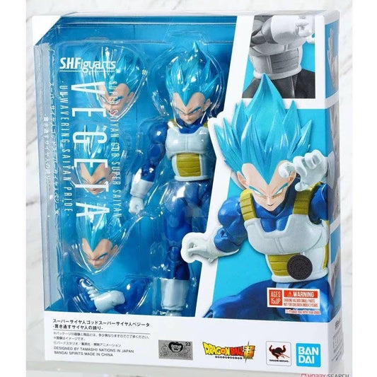 SHF Vegeta Unwavering Saiyan Pride - DBZ Action Figure - 100% Authentic