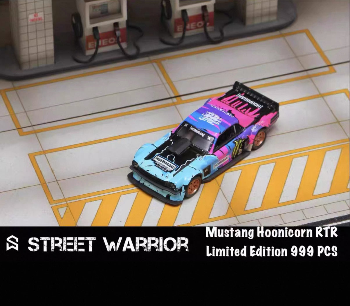 Street Warrior 1:64 Mustang Hoonicorn RTR Alloy car model